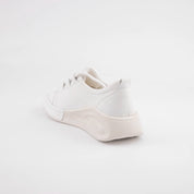 MrCalvano Carmel White Leather Women Shoes