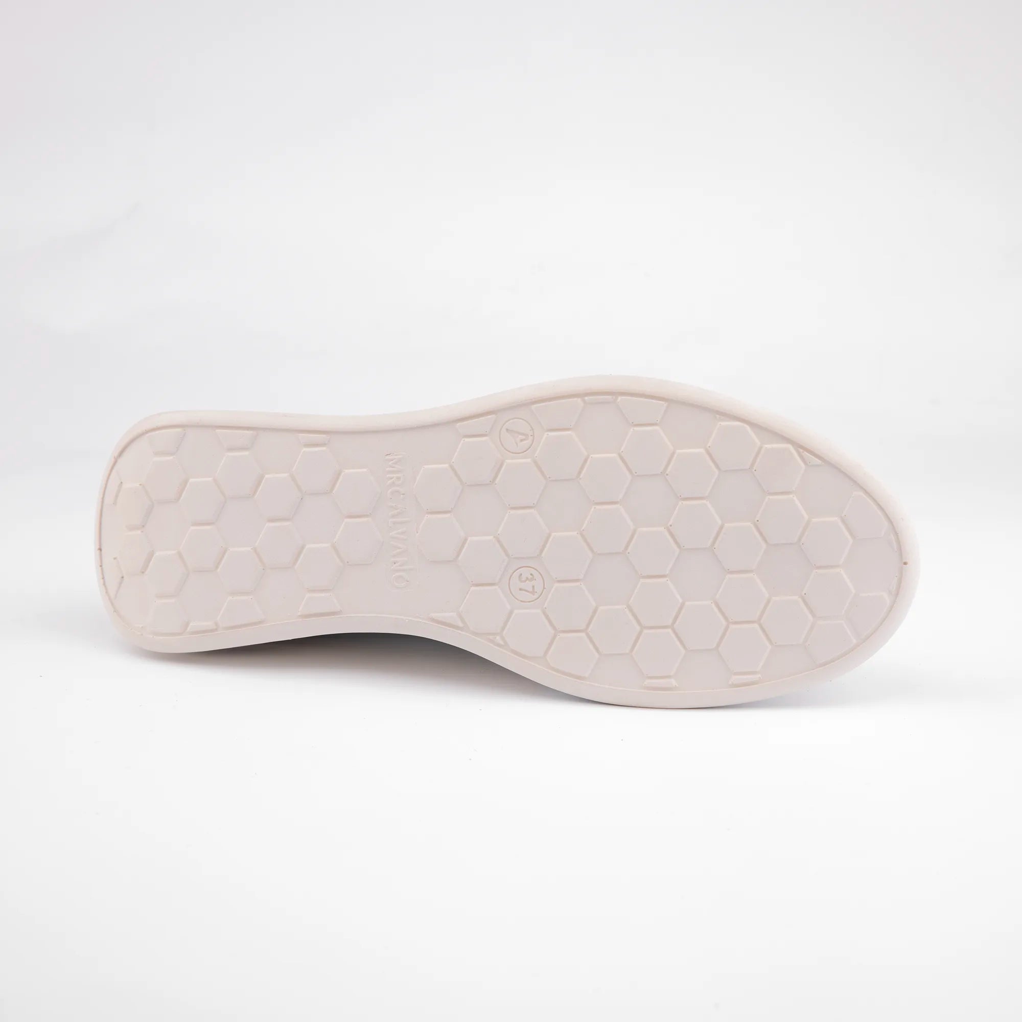 MrCalvano Laguna Beach White Leather Comfort Shoes