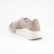 MrCalvano Marina Del Rey Taupe Leather Comfort Women Shoes
