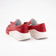 MrCalvano Newport Beach Red Comfort Women's Shoes