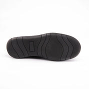 MrCalvano Palm Springs Black Casual Leather Women's Shoes