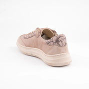 MrCalvano Palm Springs Cream Leather Casual Women's Shoes