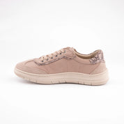 MrCalvano Palm Springs Cream Leather Casual Women's Shoes