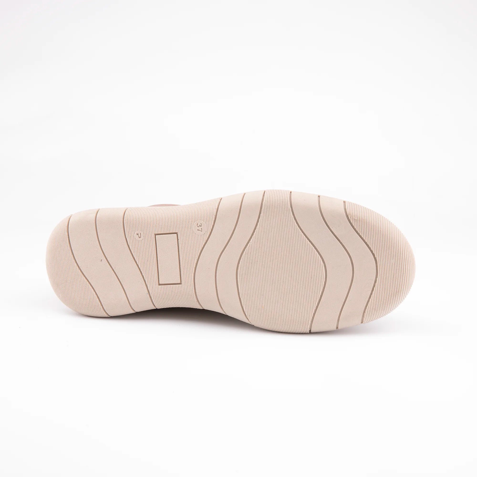 MrCalvano Palm Springs Cream Leather Casual Women's Shoes