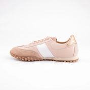 MrCalvano Pebble Beach Salmon Leather Women's Sneakers