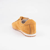 MrCalvano Pismo Beach Tan Leather Women's Sneaker