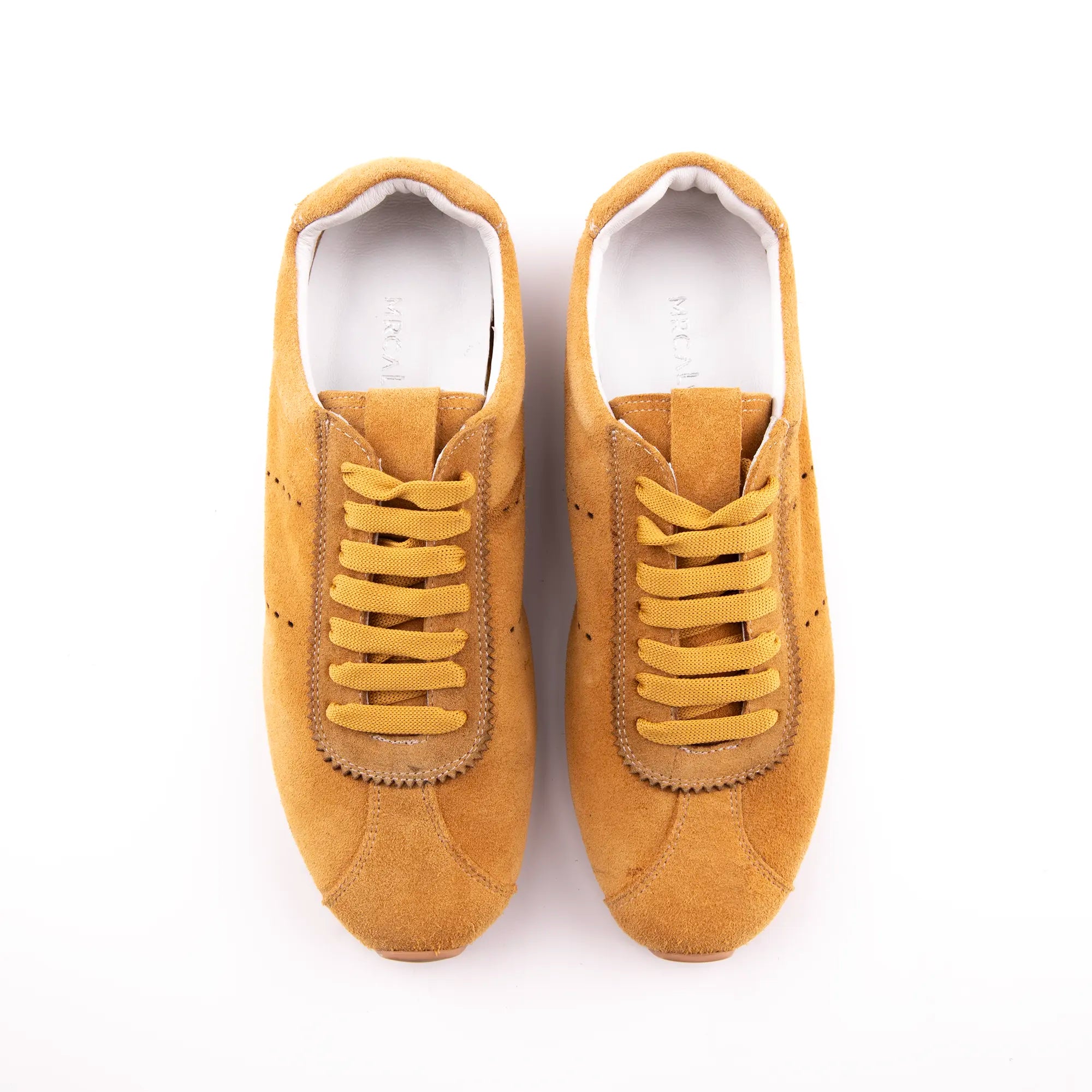 MrCalvano Pismo Beach Tan Leather Women's Sneaker