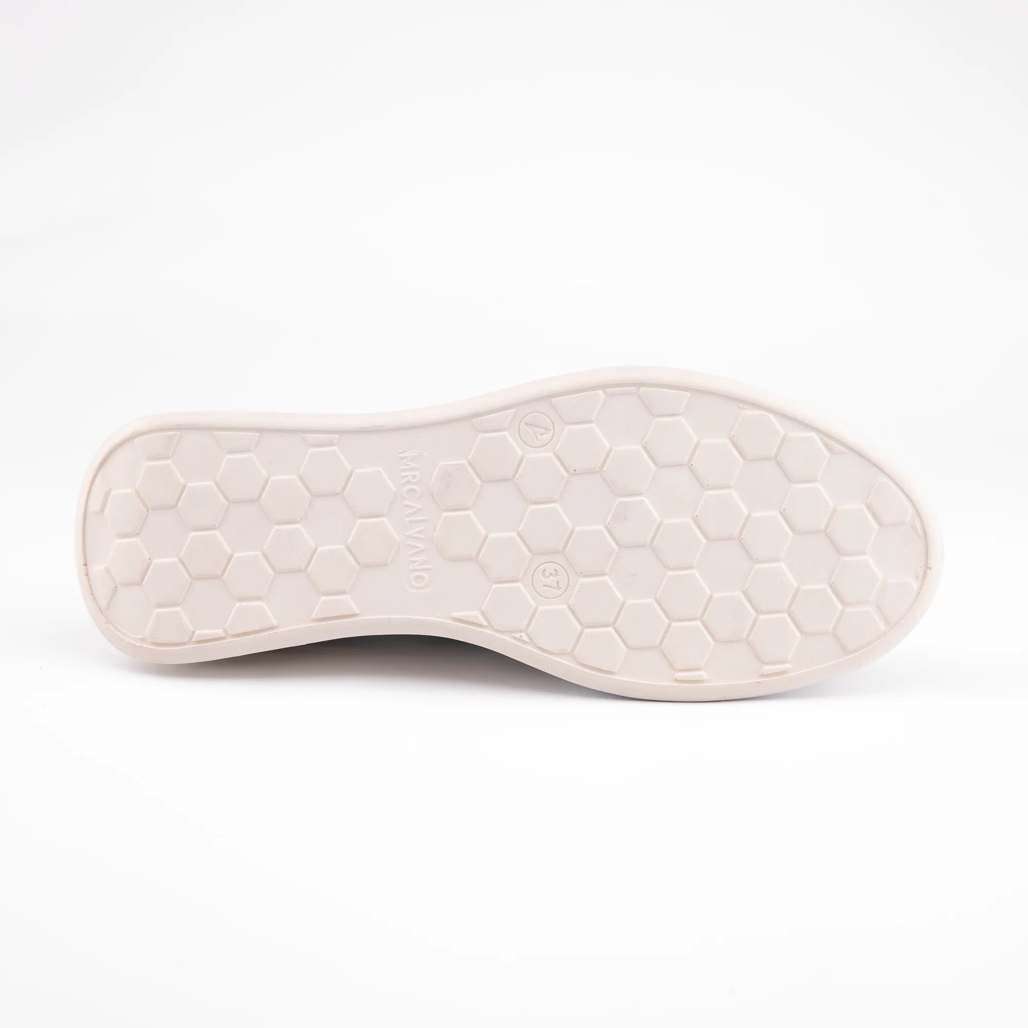 MrCalvano Santa Cruz White Leather Women's Shoes