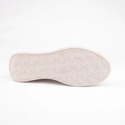 MrCalvano Solana Beach Tan Perforated Leather Slip-On for Women