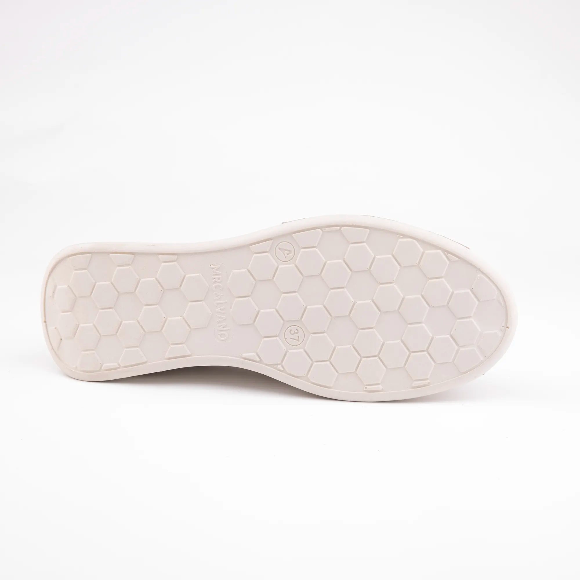 MrCalvano Solana Beach Tan Perforated Leather Slip-On for Women