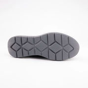 MrCalvano Venice Beach Black Leather Casual Women's Shoes