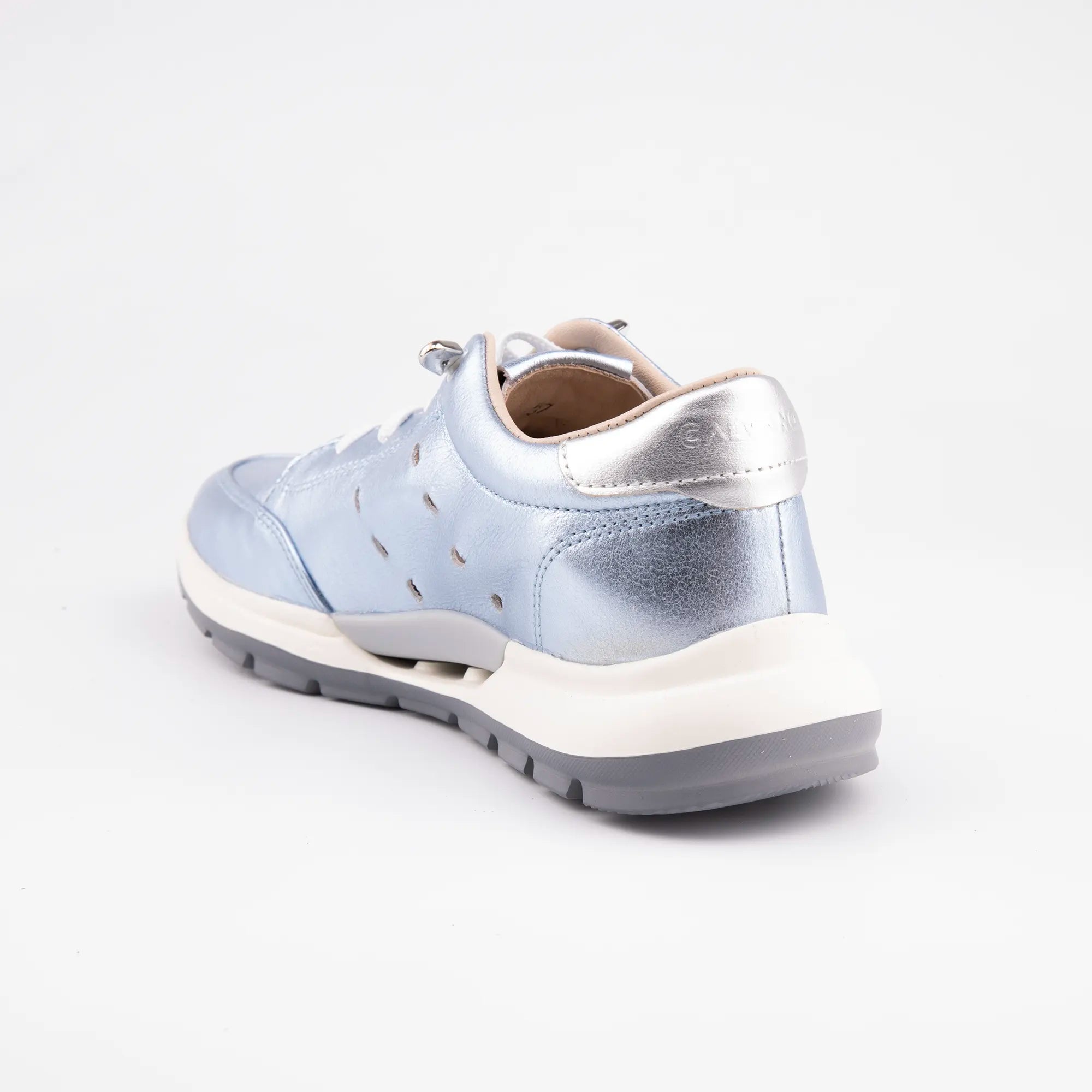 MrCalvano Venice Beach Ice Box Leather Women's Sneakers