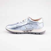 MrCalvano Venice Beach Ice Box Leather Women's Sneakers