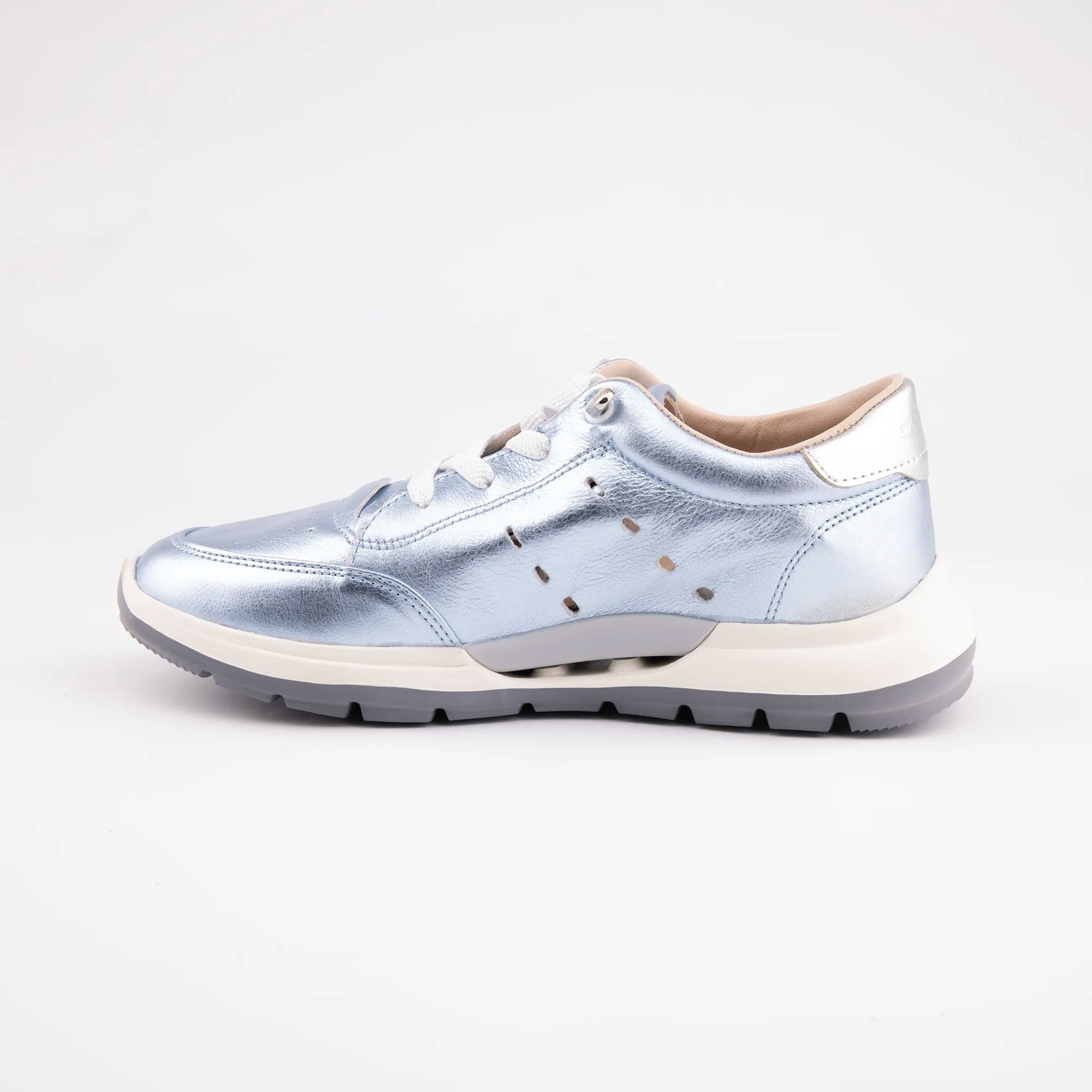MrCalvano Venice Beach Ice Box Leather Women's Sneakers