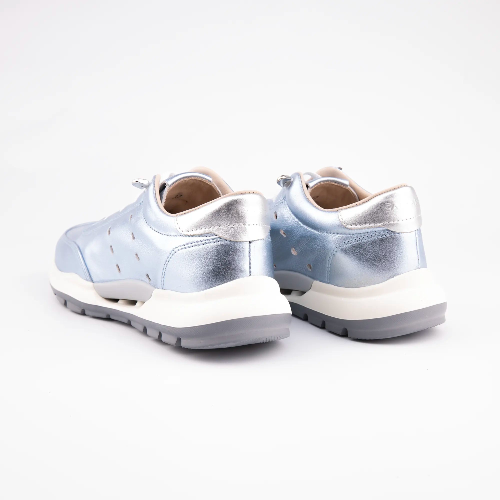MrCalvano Venice Beach Ice Box Leather Women's Sneakers