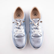 MrCalvano Venice Beach Ice Box Leather Women's Sneakers