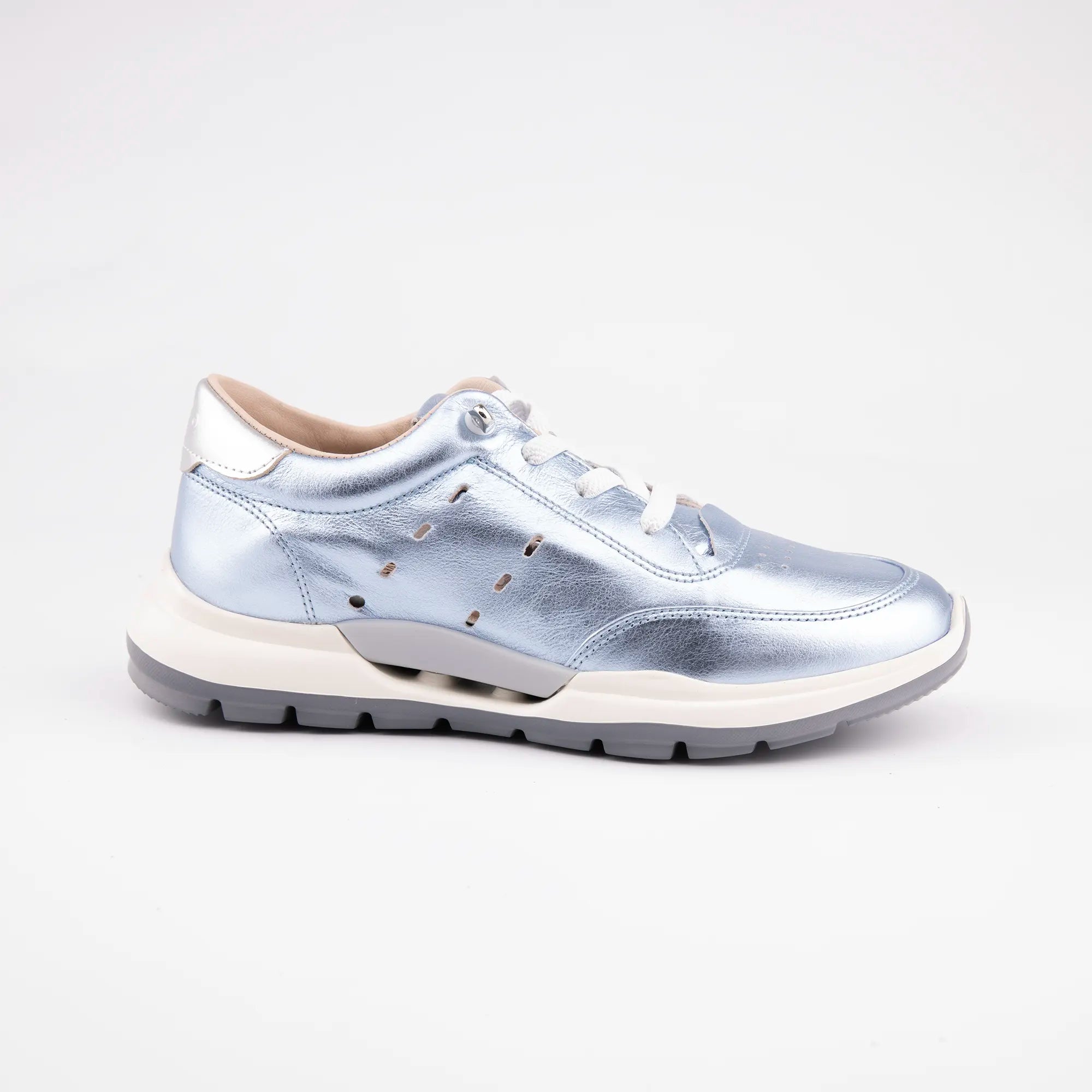 MrCalvano Venice Beach Ice Box Leather Women's Sneakers