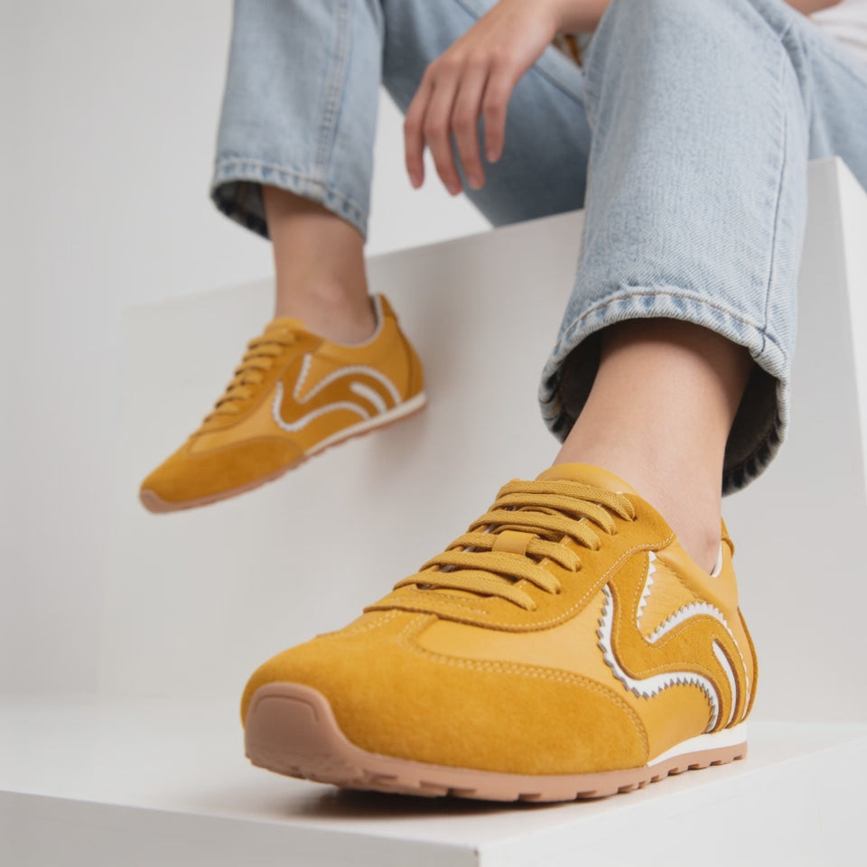 MrCalvano The Golden Hour Comfort Sneaker